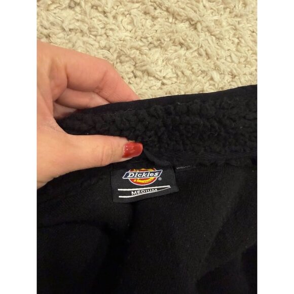 Dickies Red Chute Sherpa Fleece Jacket - Picture 5 of 6